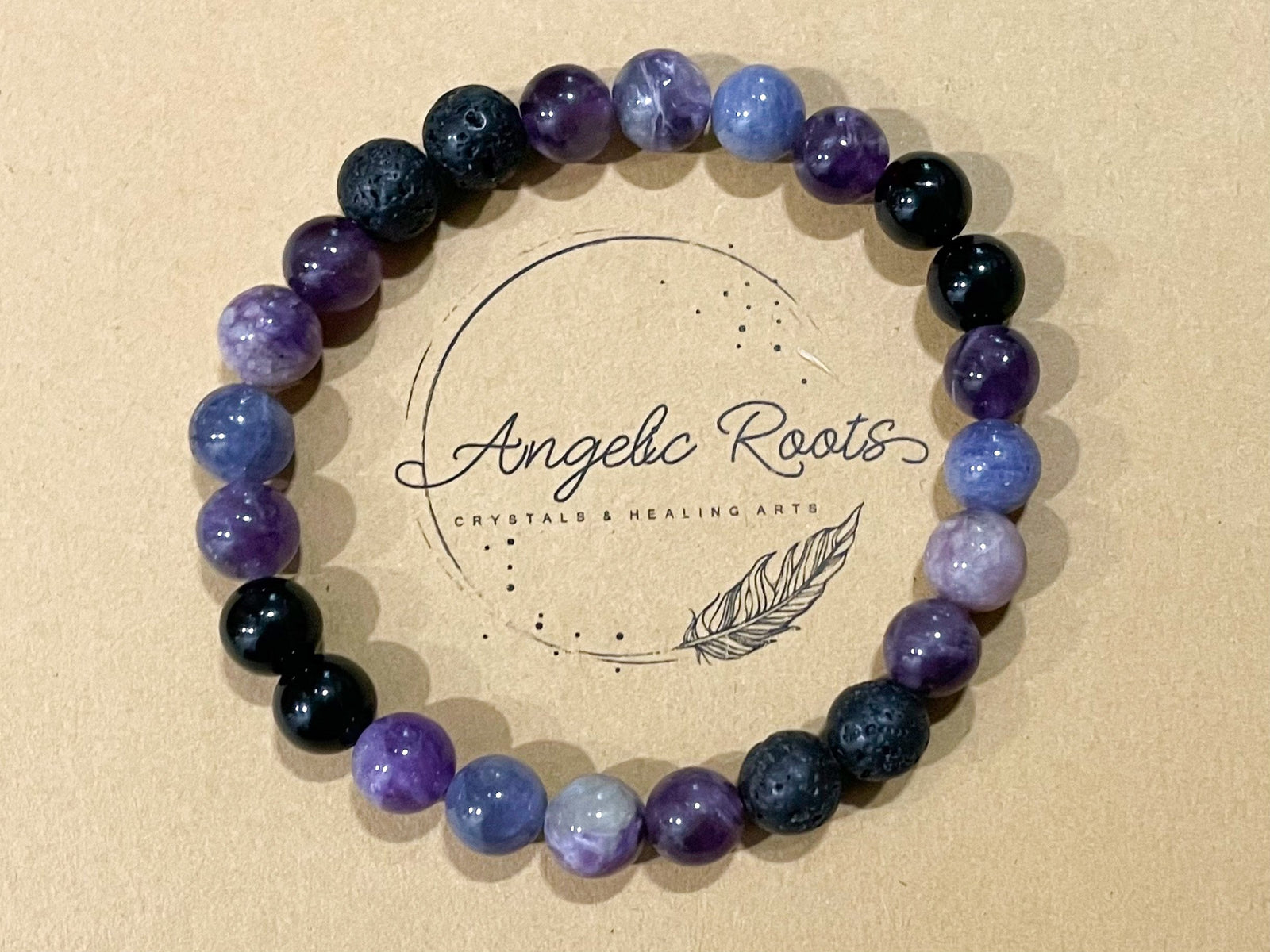 Third Eye Chakra || Amethyst, Lepidolite & Tanzanite || 8mm & 6mm