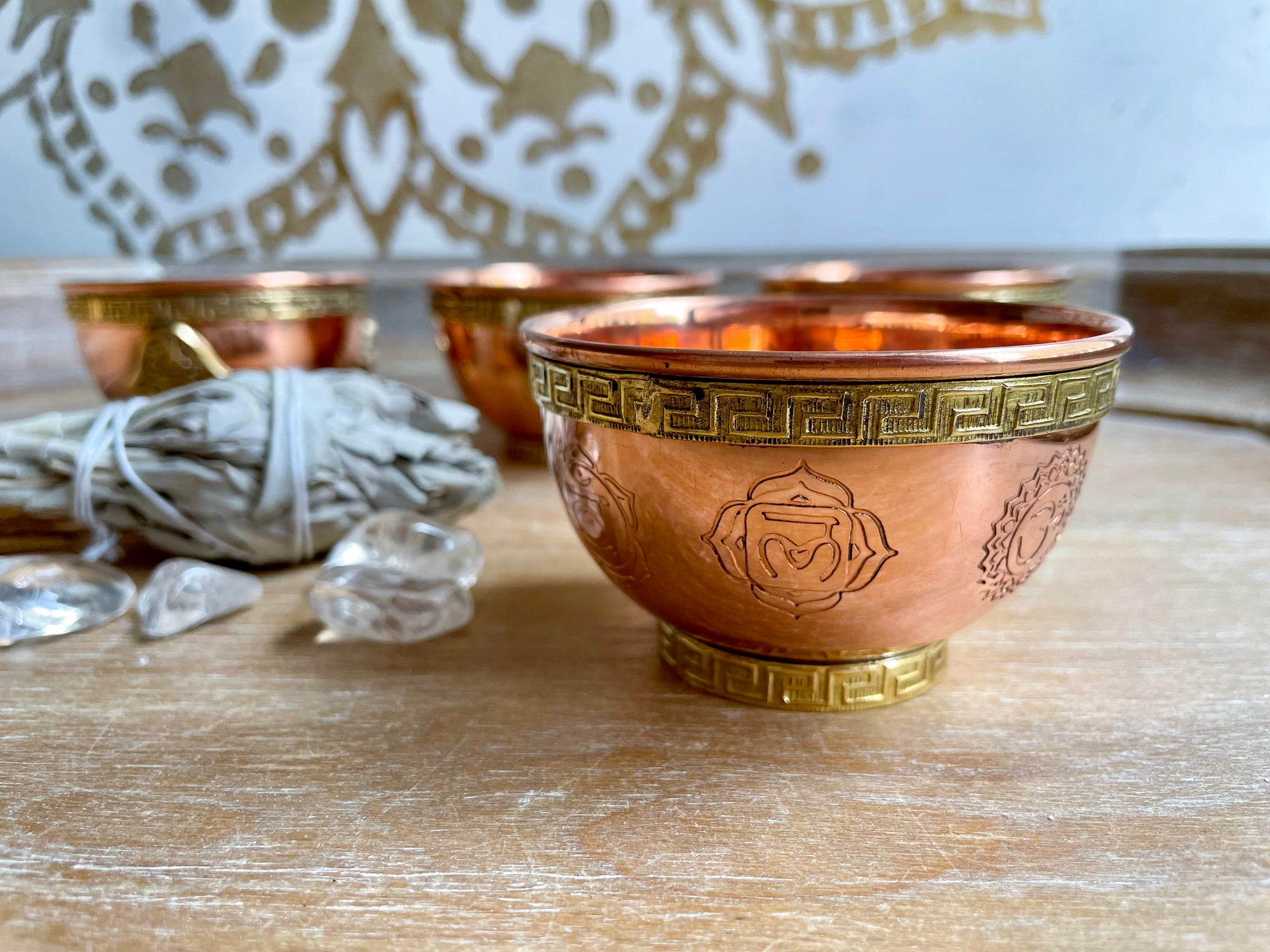 Copper Offering Bowl || 3" - Tibetan