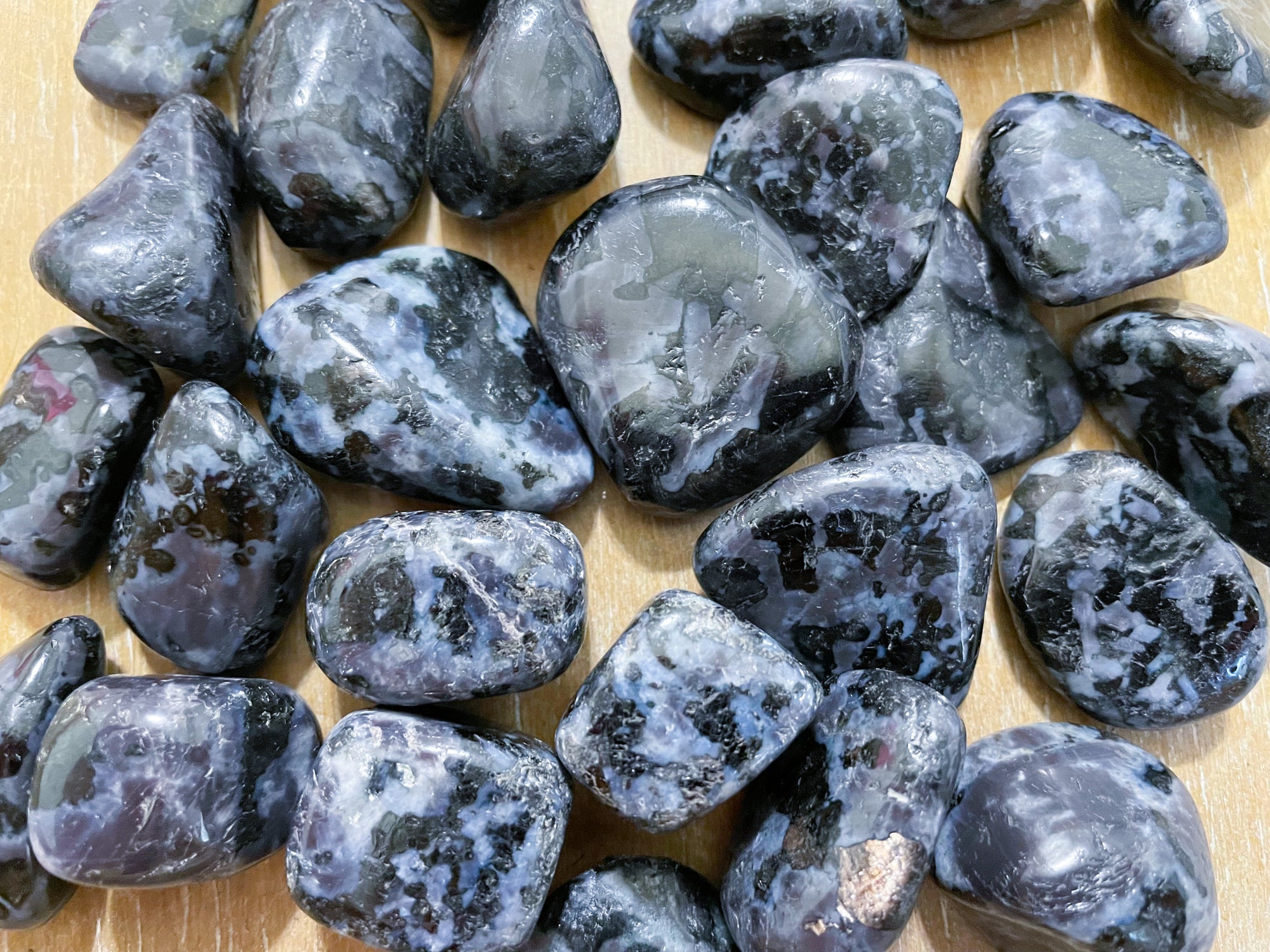 Indigo Gabbro Tumbled Stone