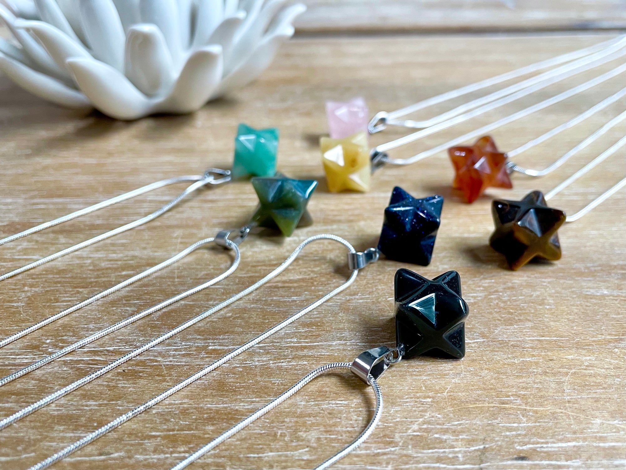 Merkaba Crystal Necklace