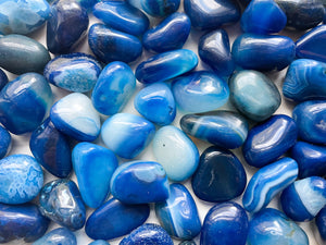 Blue Onyx Tumbled Stone