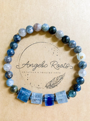 Kyanite Beaded Bracelet || Reiki Infused