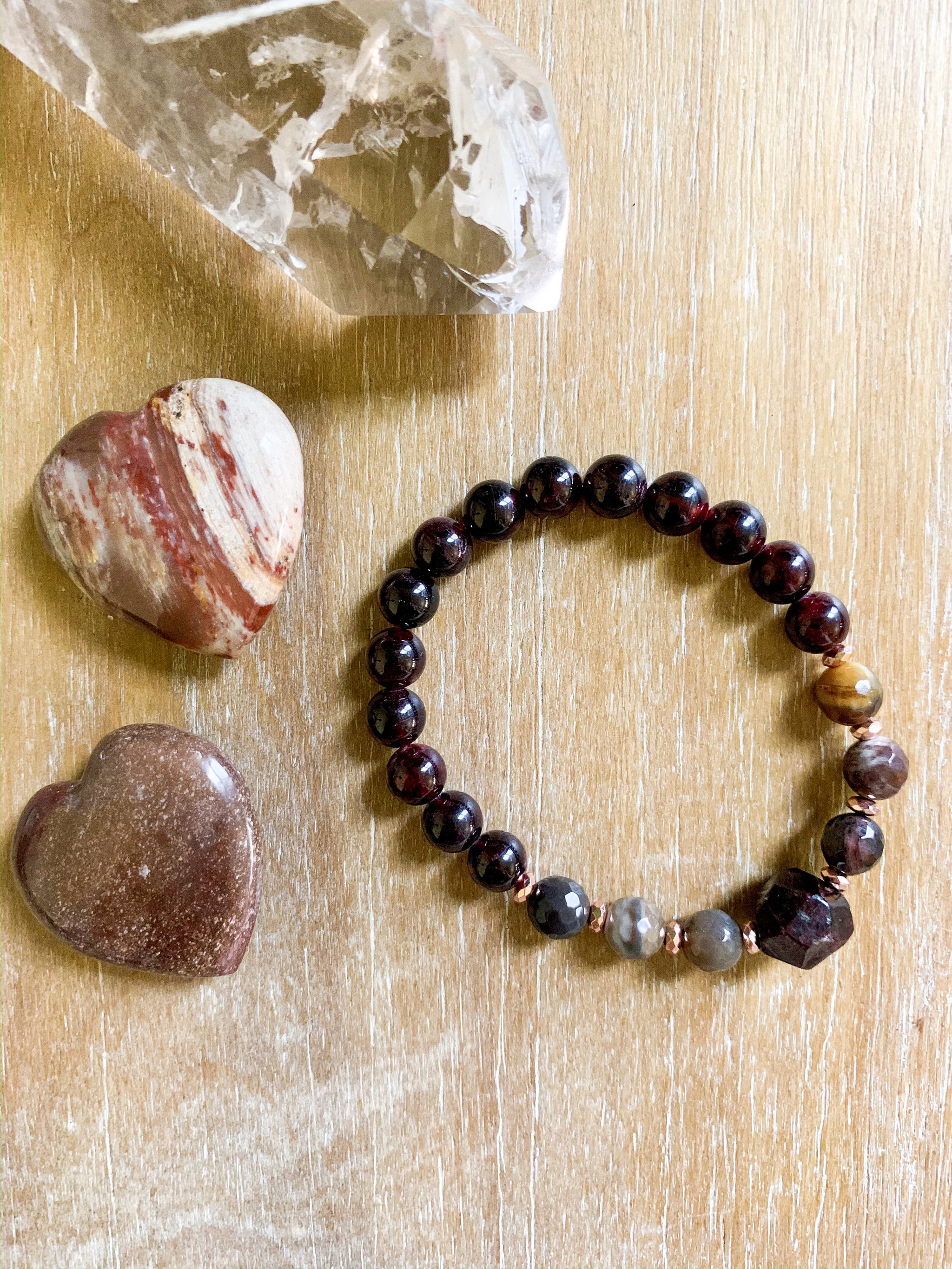 Wood Beaded Bracelet