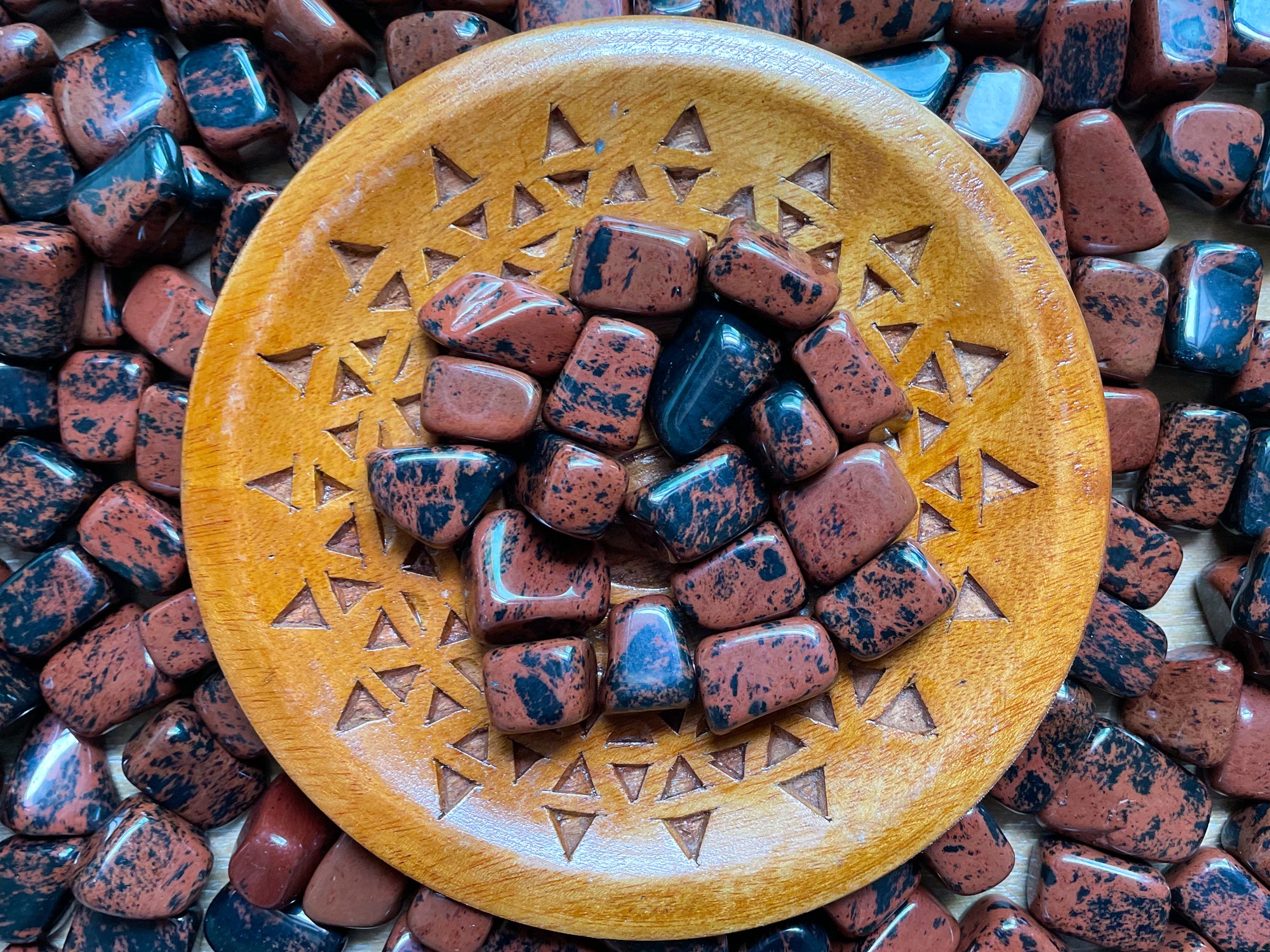 Mahogany Obsidian Tumbled Stone