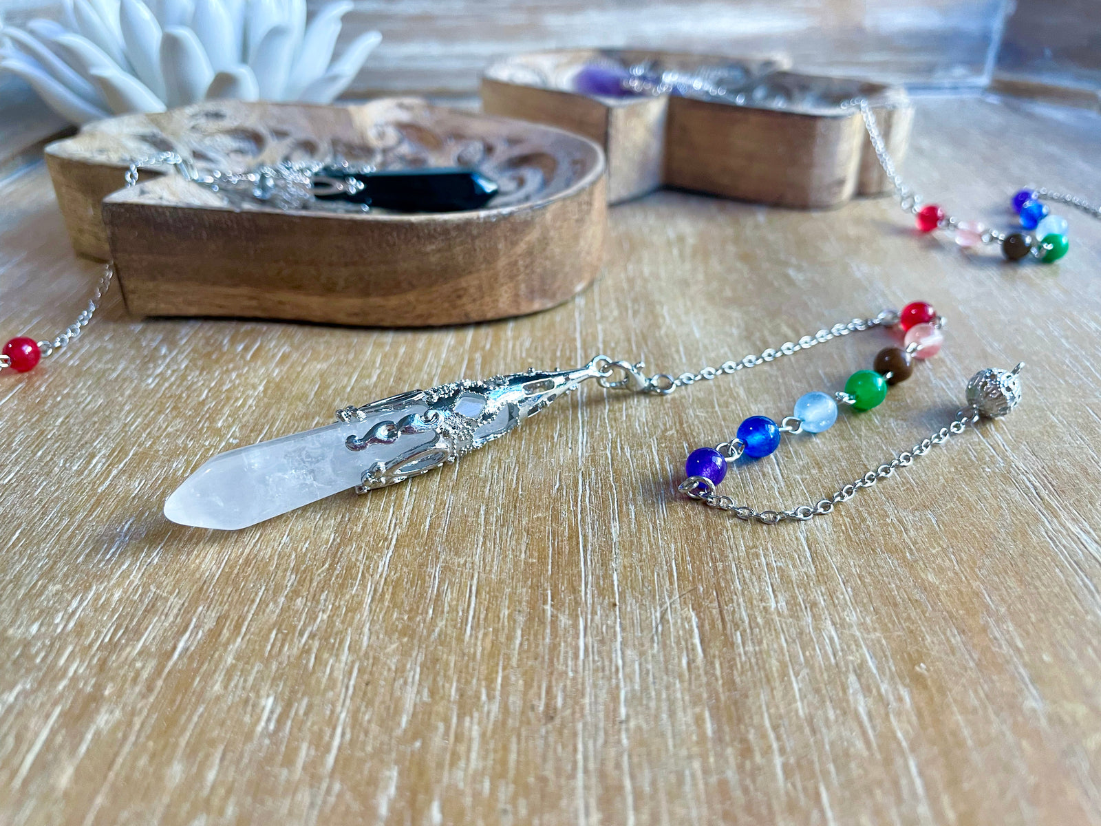Crystal Chakra Muse Pendulum