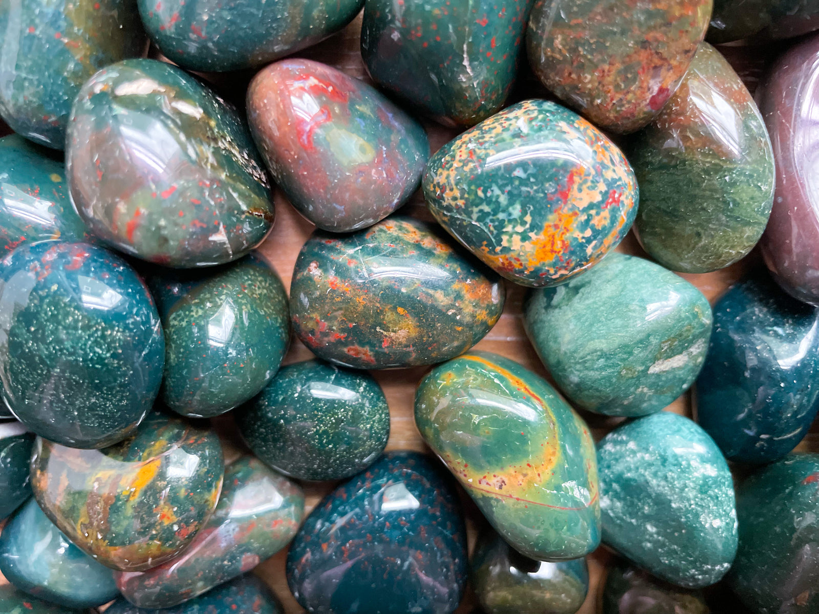 Bloodstone Tumbled Stone || India