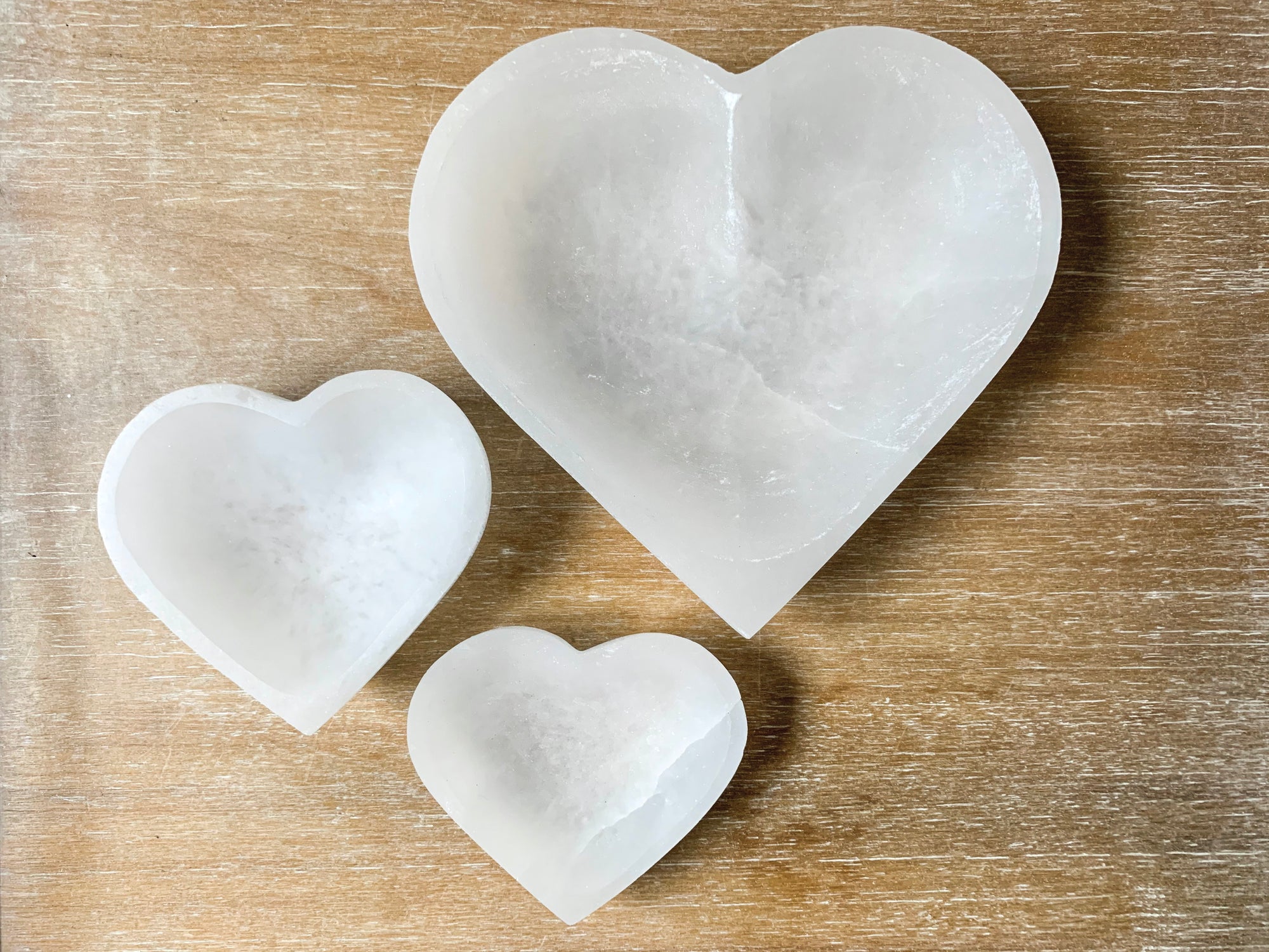 Selenite Heart Bowl