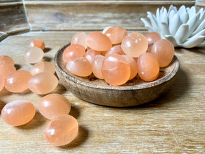 Peach Selenite Tumbled Stone