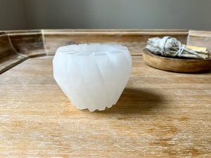 Selenite Vase Candle Holder