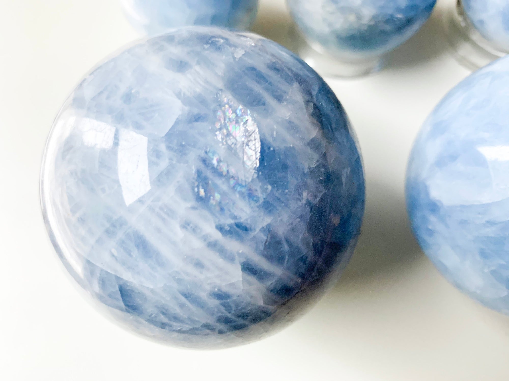 Blue Calcite Sphere