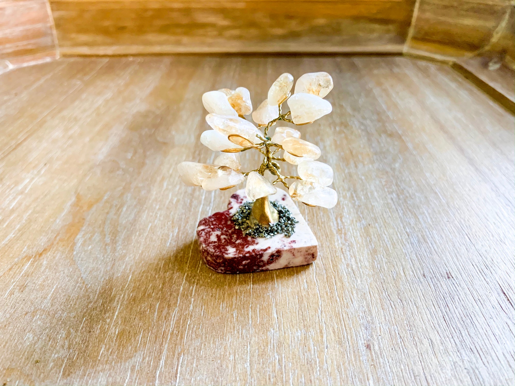 Crystal Bonsai Mini Tree Citrine