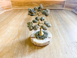 Crystal Bonsai Mini Tree Pyrite