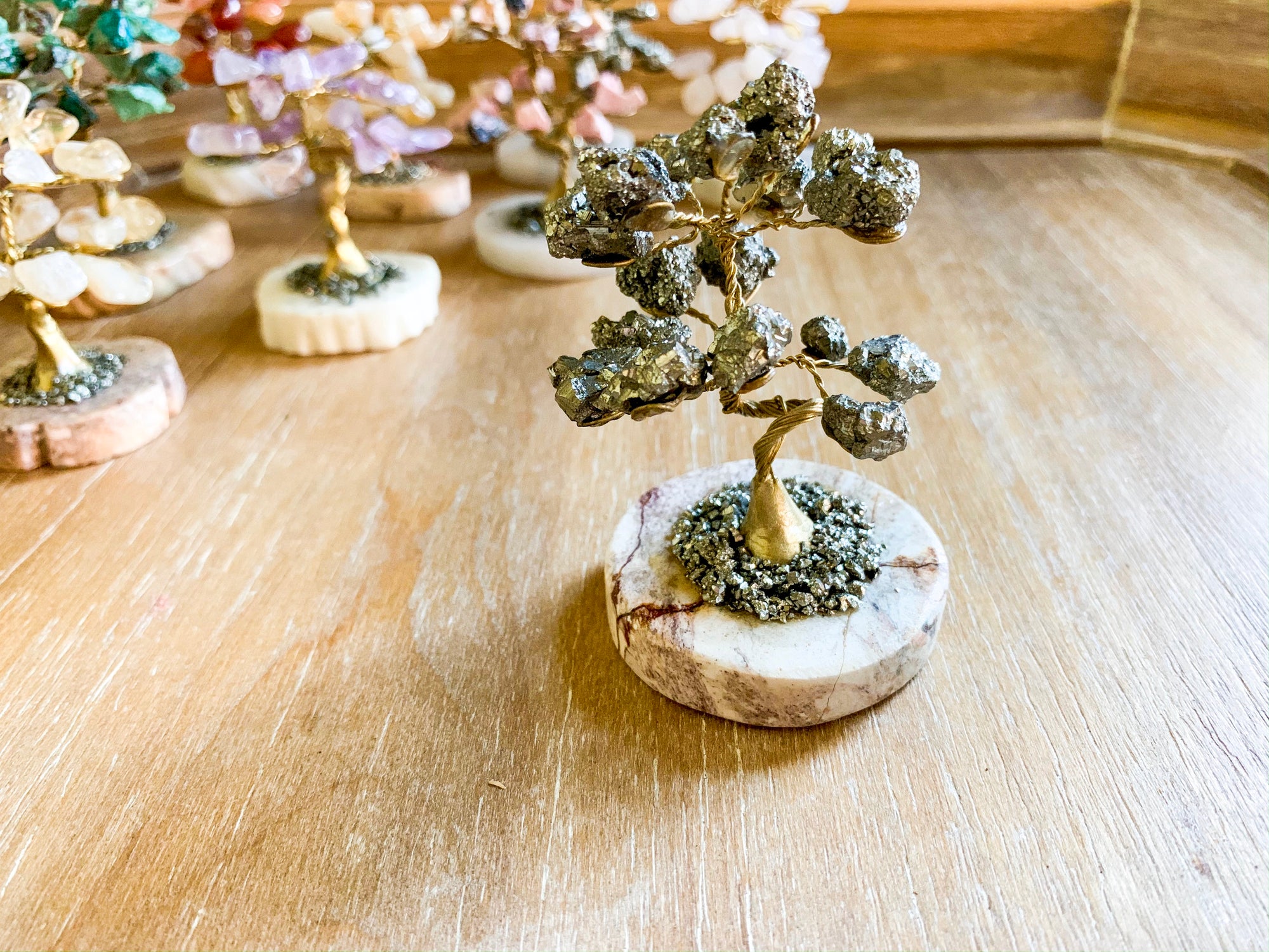 Crystal Bonsai Mini Tree Pyrite