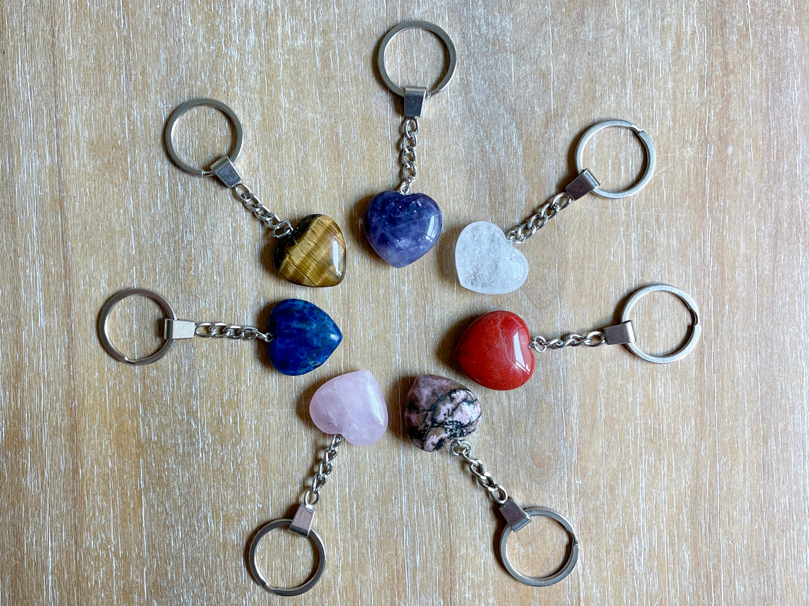 Heart Crystal Keychain