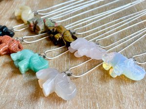 Elephant Crystal Necklace