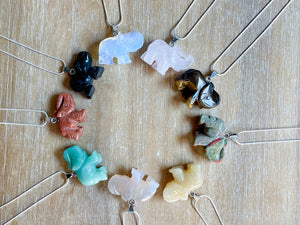 Elephant Crystal Necklace