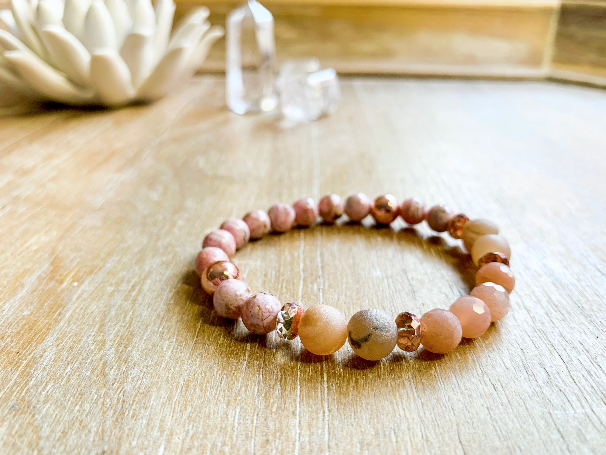 Druzy discount quartz bracelet