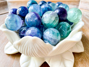 Fluorite Sphere || Marble