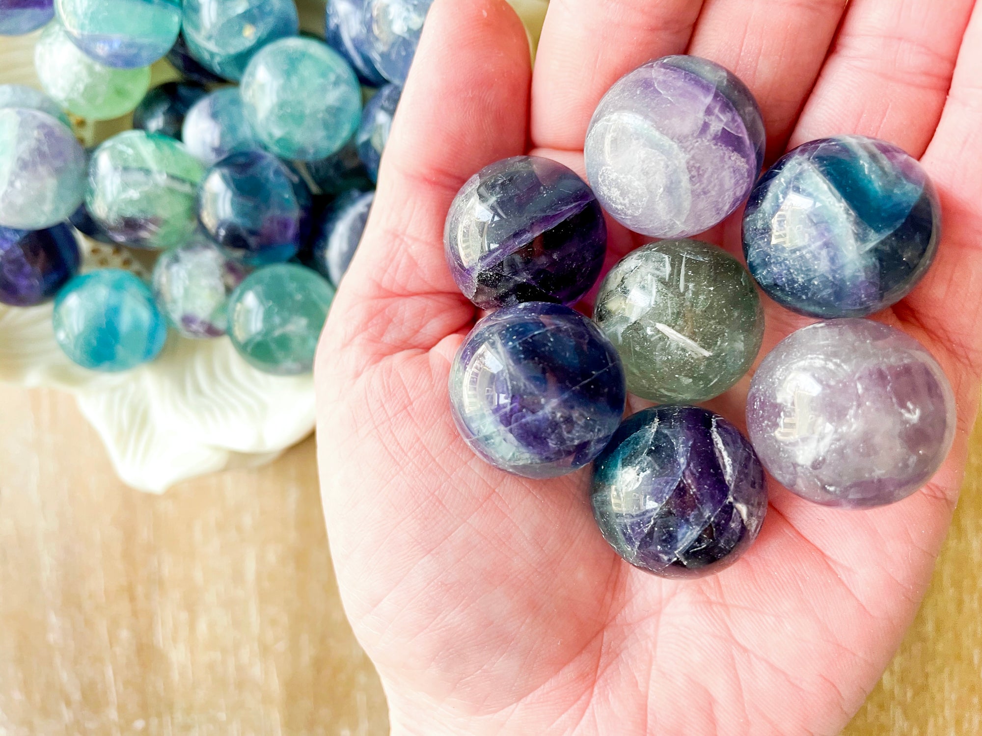 Fluorite Sphere || Marble