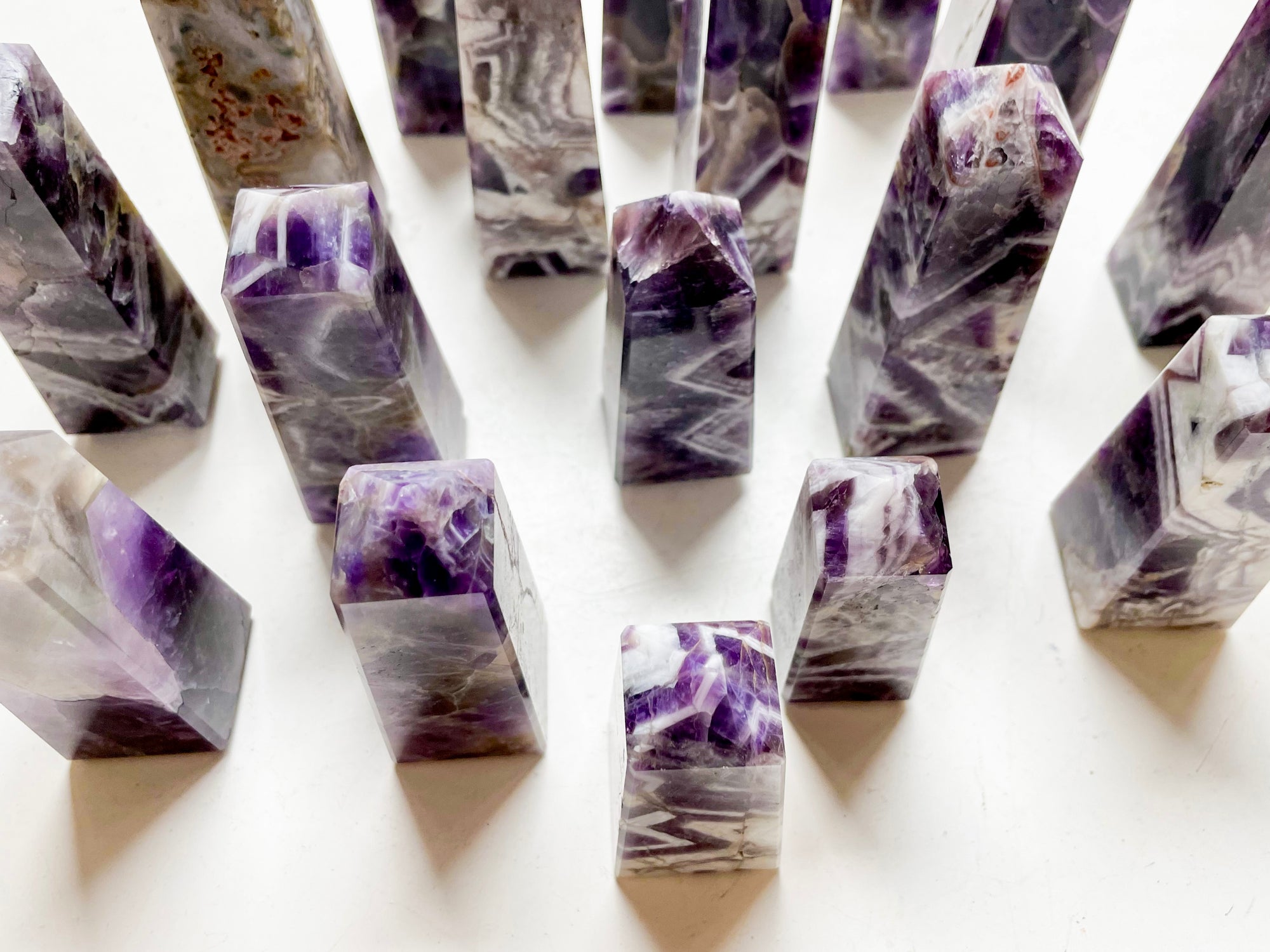 Chevron Amethyst Tower