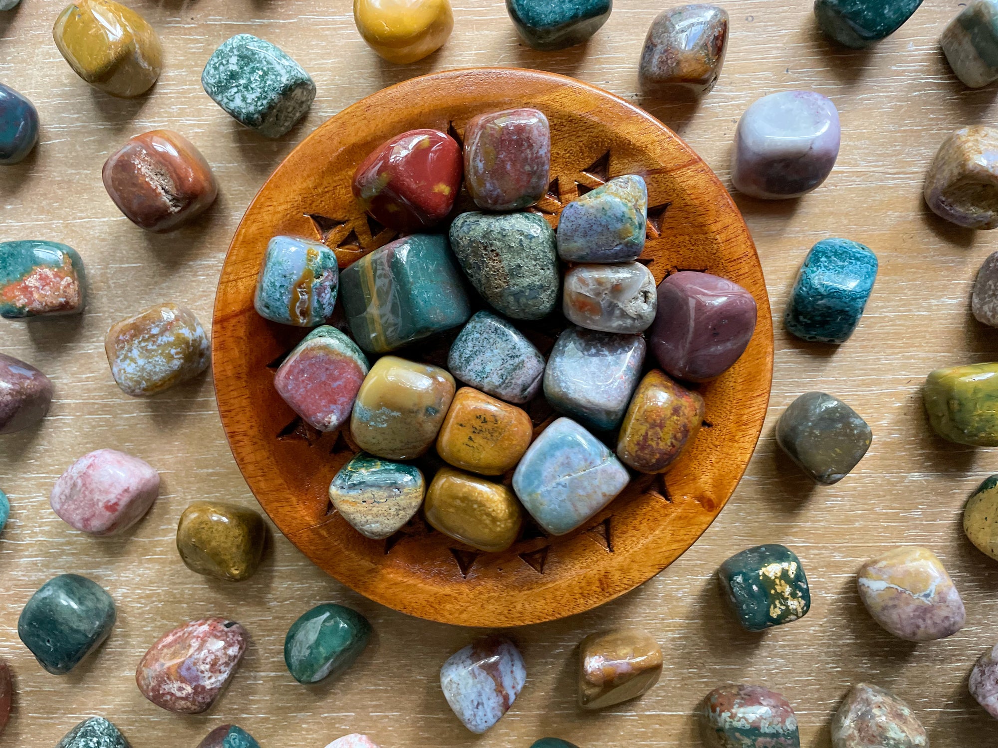 Ocean Jasper Tumbled Stone