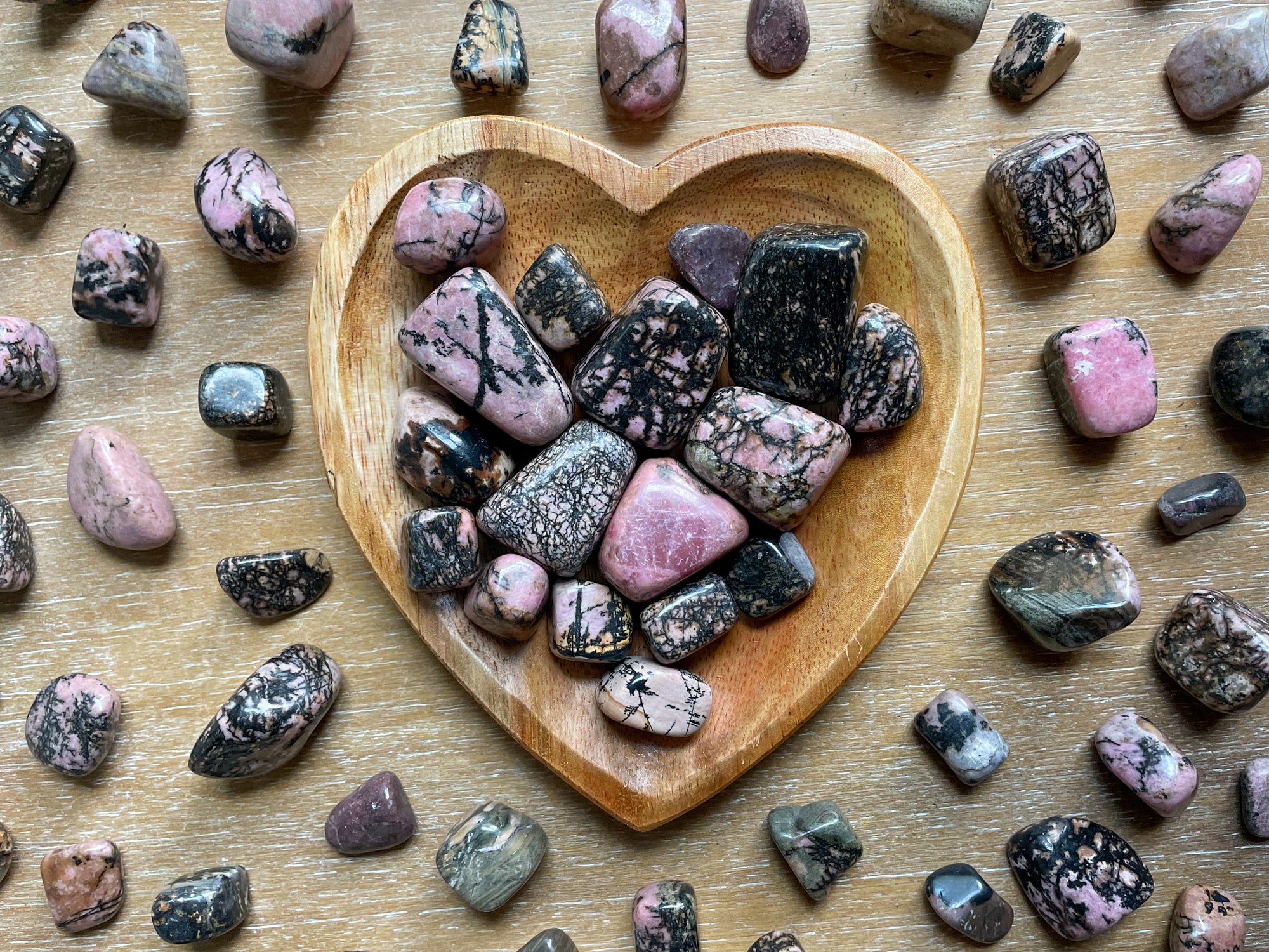 Rhodonite Tumbled Stone