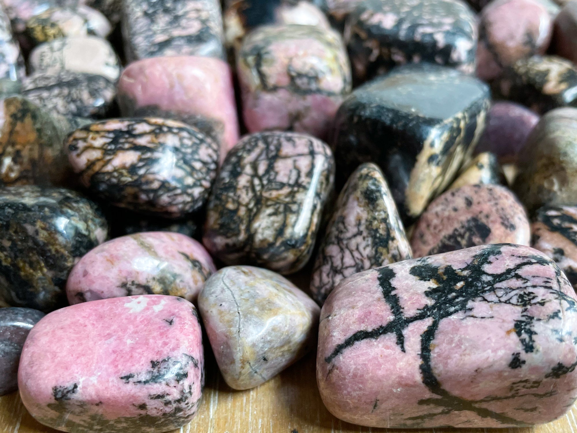 Rhodonite Tumbled Stone