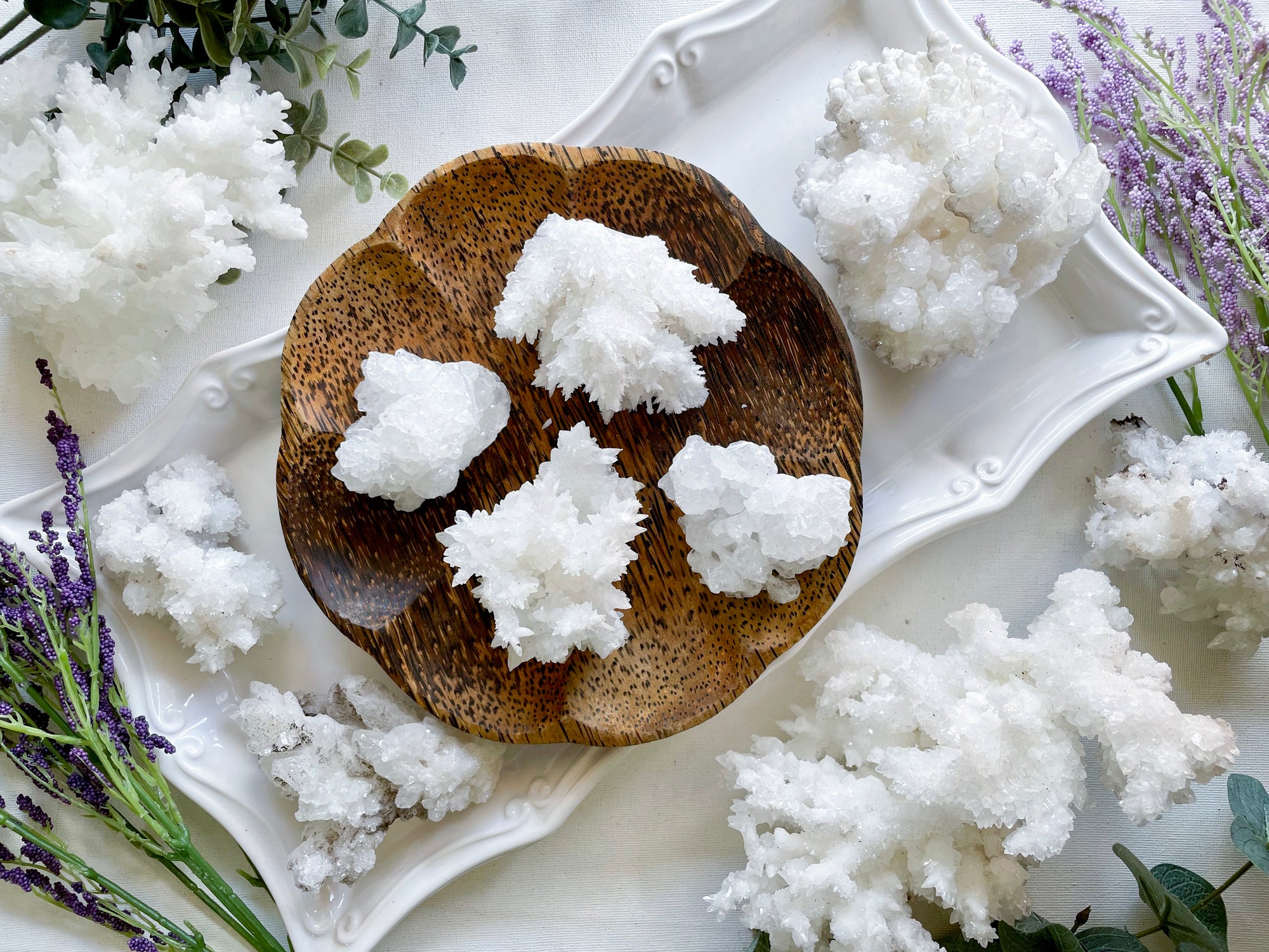 White Aragonite - Grade AAA || Mexico