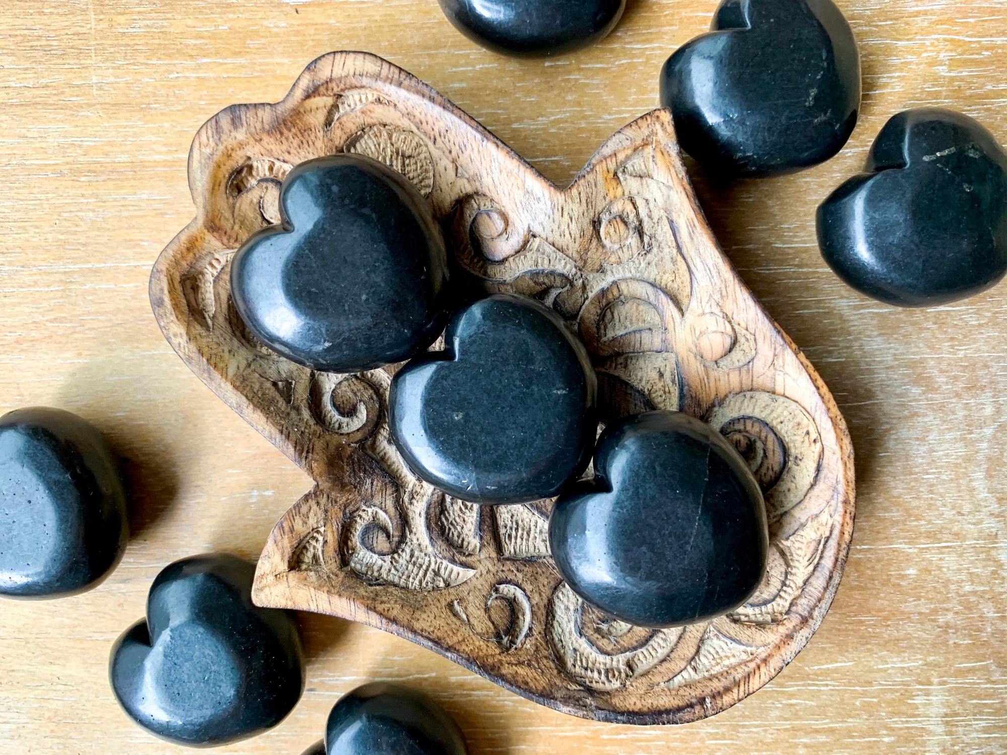 Shungite Heart