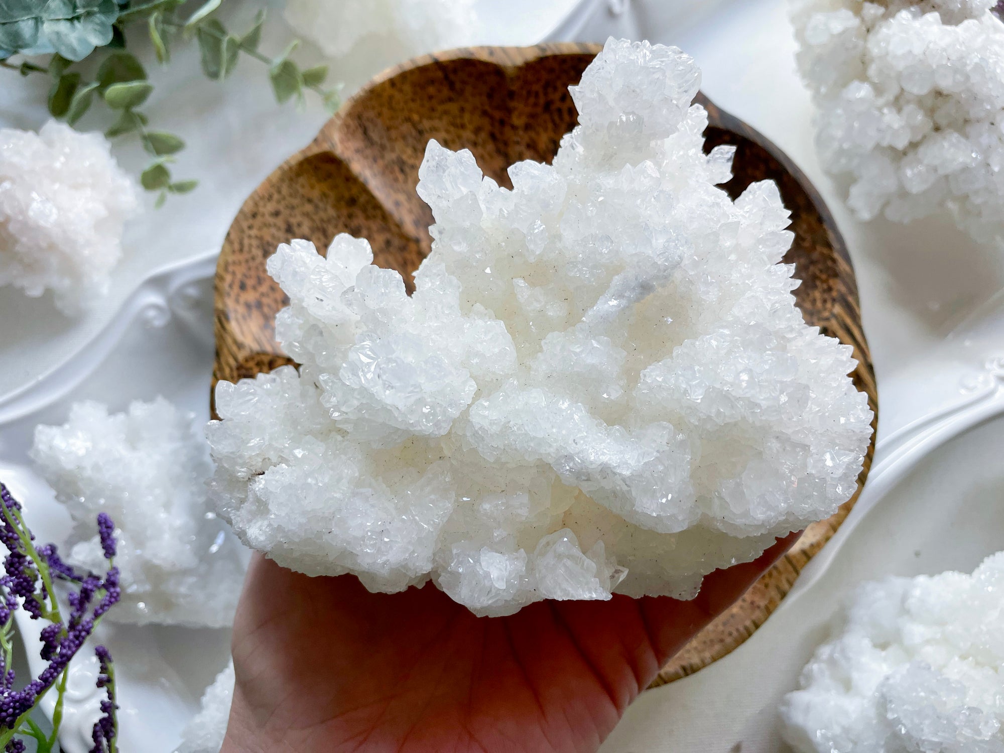 White Aragonite - Grade A || Mexico