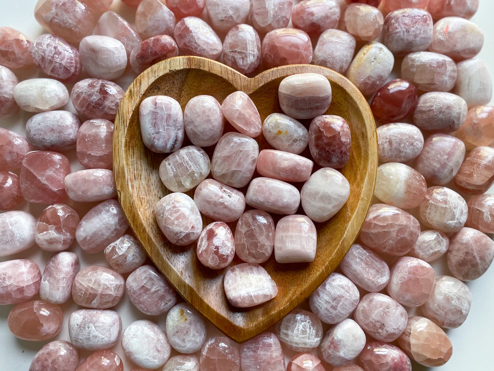 Rose Calcite Tumbled Stone