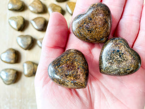 Bronzite Heart