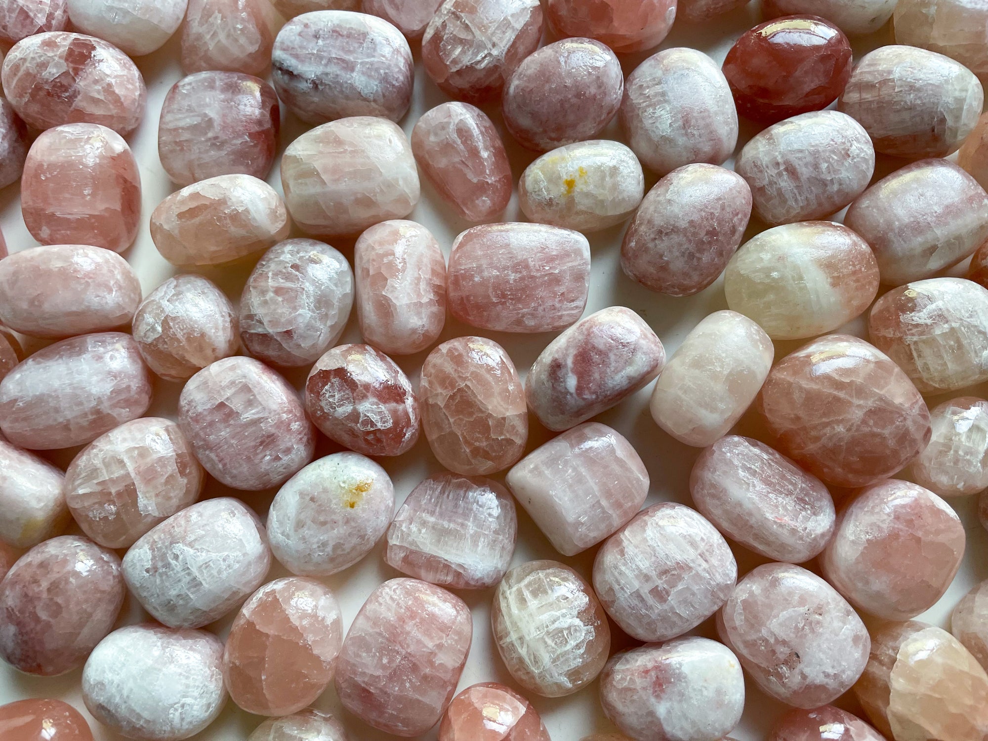 Rose Calcite Tumbled Stone