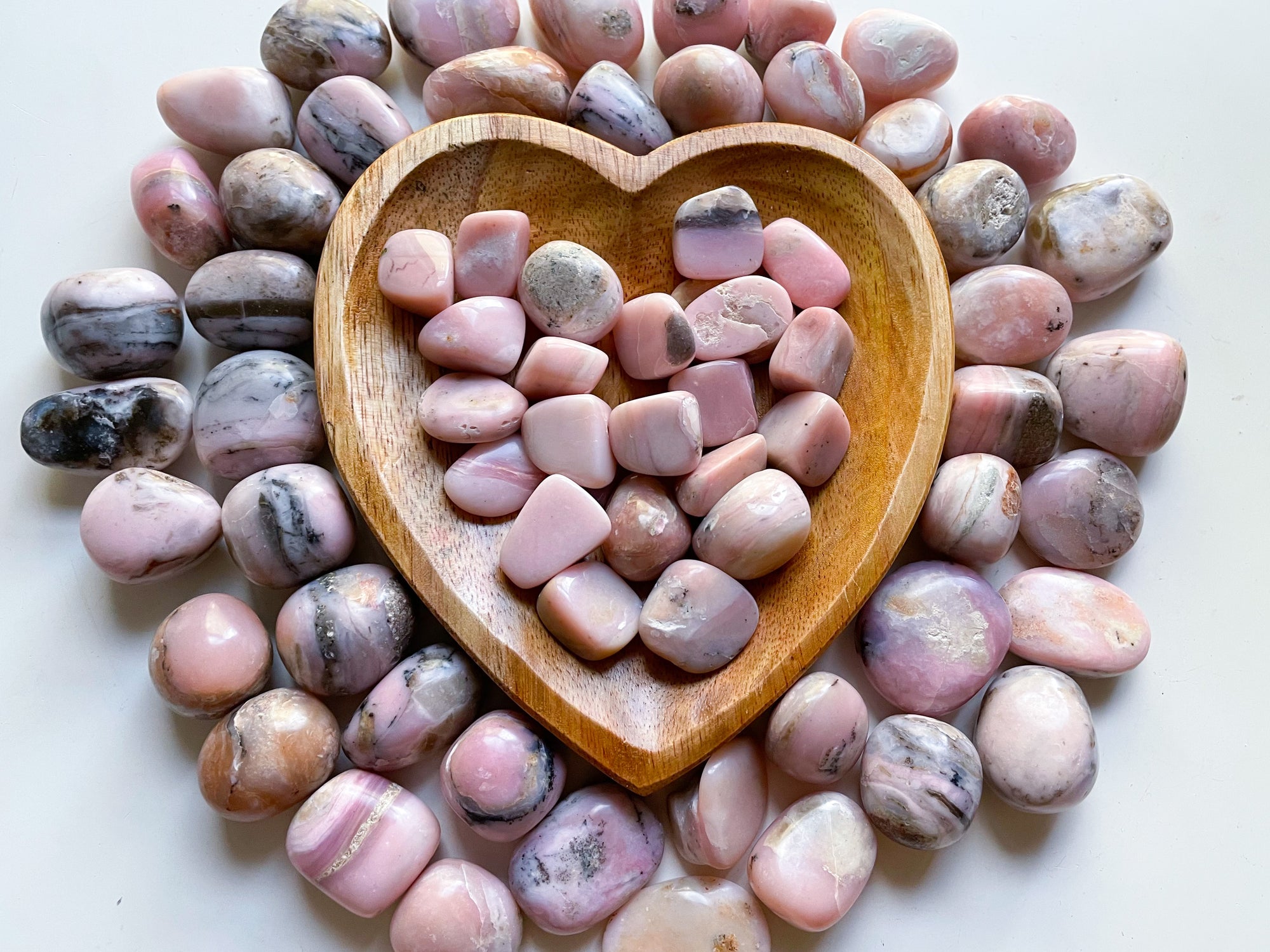 Pink Opal Tumbled Stone