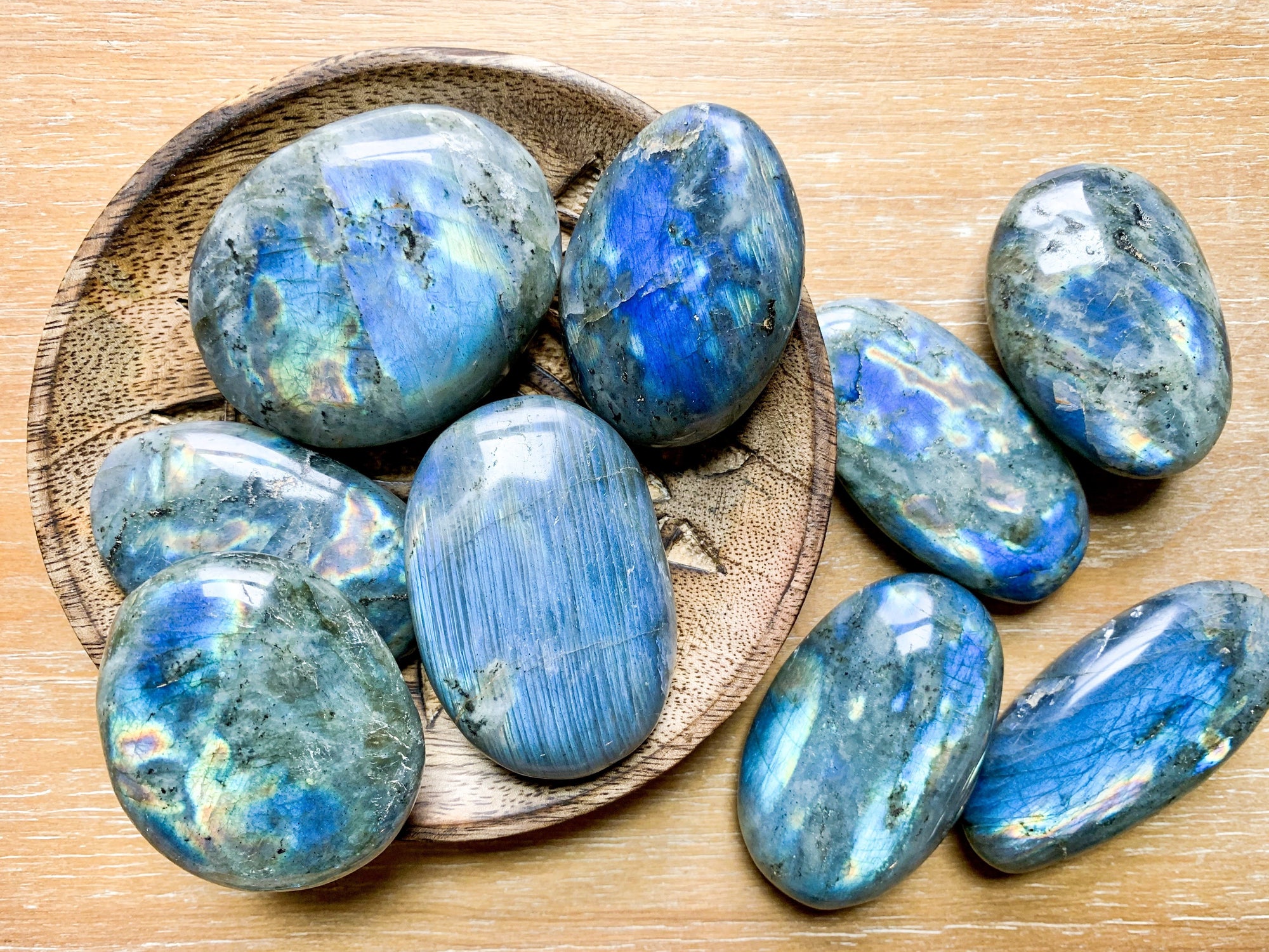 Labradorite Palm Stone