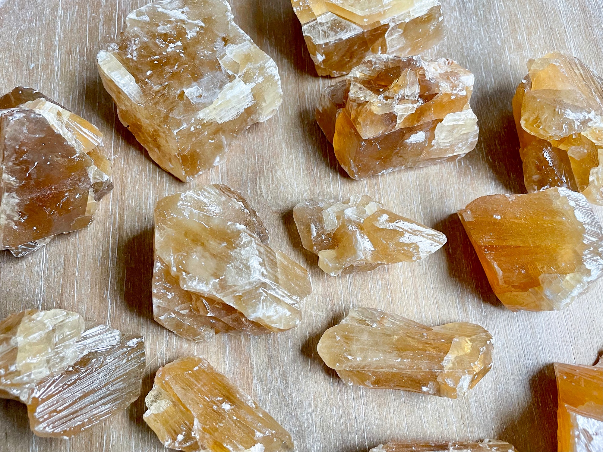 Honey Calcite Raw