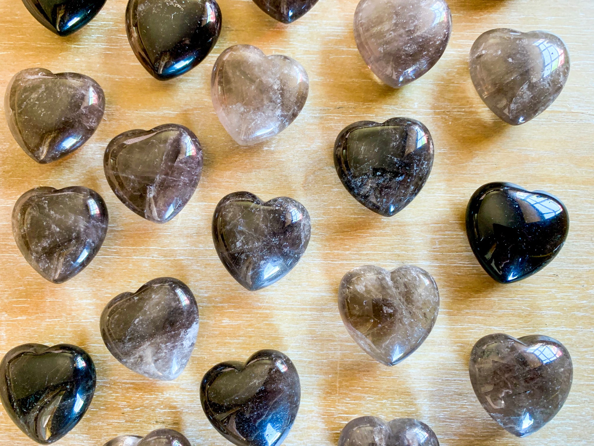 Smoky Quartz Heart || Large