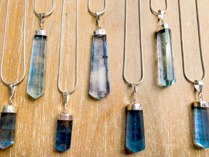 Rainbow Fluorite Point Necklace