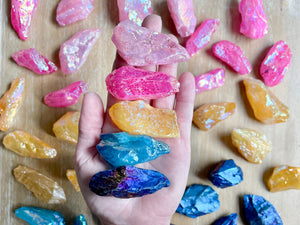 Aura Quartz Raw Pieces