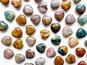 Ocean Jasper Heart