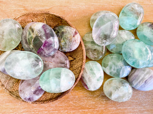 Fluorite Palm Stone