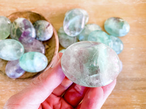 Fluorite Palm Stone