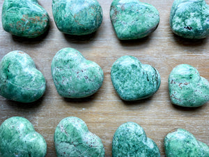 Chrysoprase Heart