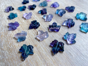 Fluorite Leaf Carving