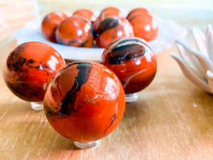 Red Jasper Sphere