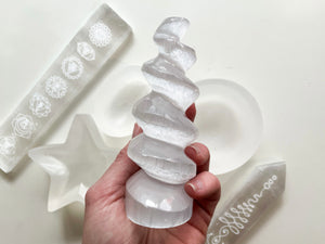 Selenite Spiral Tower