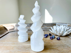 Selenite Spiral Tower