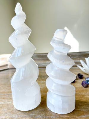 Selenite Spiral Tower