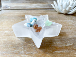 Selenite Star Bowl