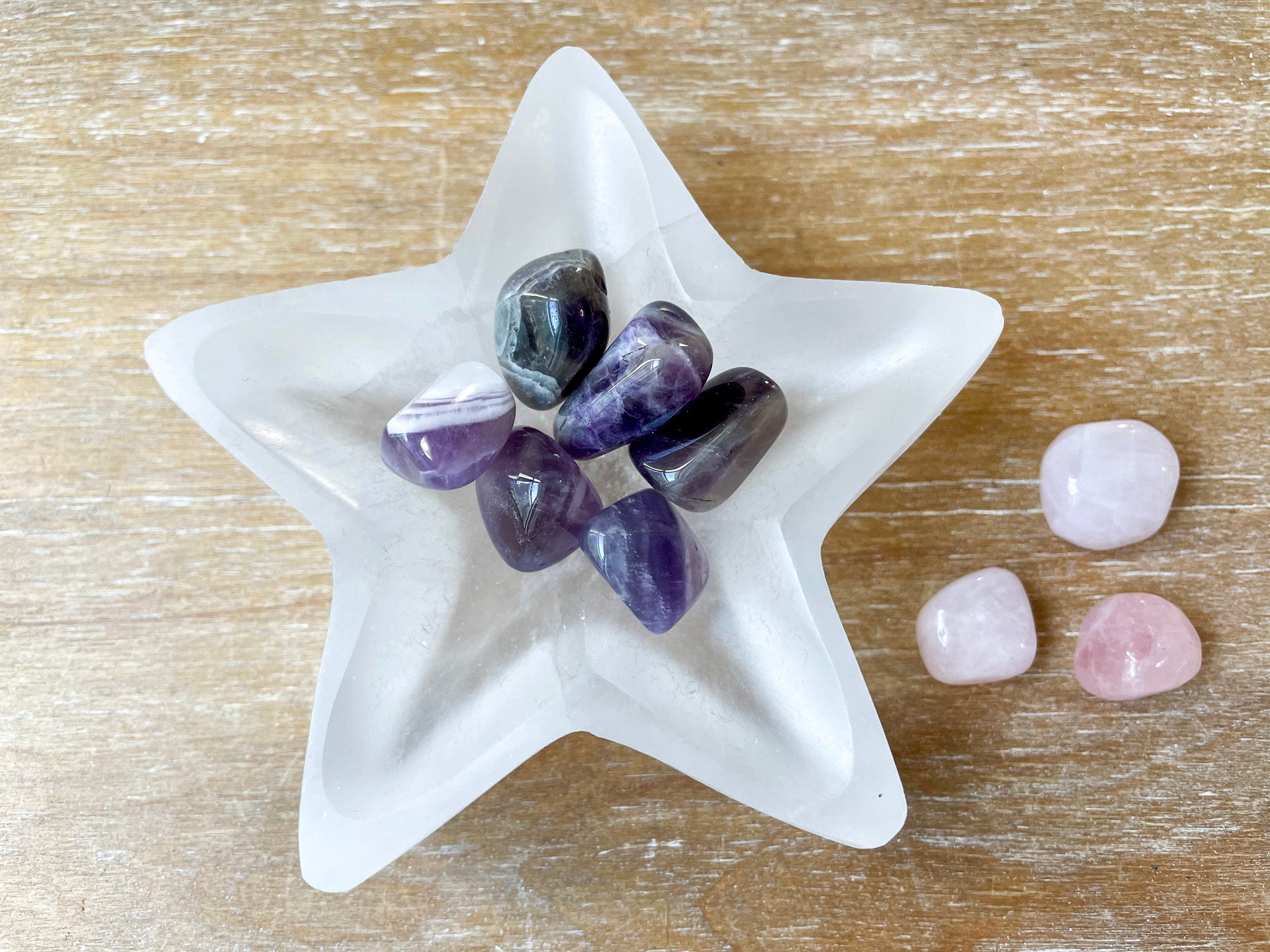 Selenite Star Bowl